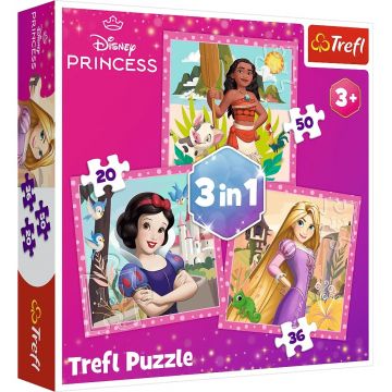 Puzzle Trefl 3 in  1 - Flori frumoase