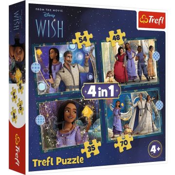 Puzzle Trefl 4 în 1 - Visele devin realitate