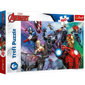 Puzzle Trefl cu 160 de piese - Eroii mereu pregătiți