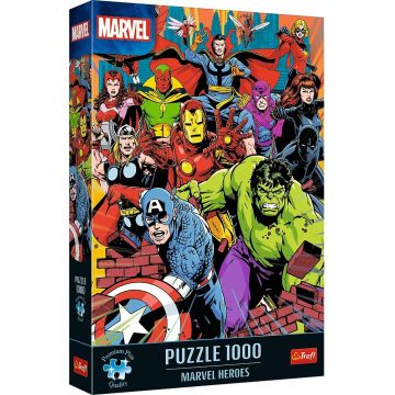 Puzzle Trefl de la 1000 piese - Eroii Marvel