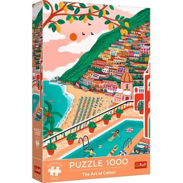 Puzzle Trefl de la  1000 piese - Positano, Italia