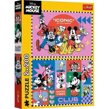 Puzzle Trefl de la  2 x 200 piese - Timp cu prietenii