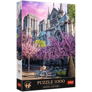 Puzzle Trefl din 1000 piese - Catedrala Notre Dame din Paris