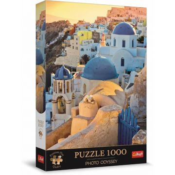 Puzzle Trefl din 1000 piese - Oia, Santorini
