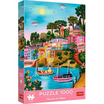 Puzzle Trefl din  1000 piese - Syros, Grecia