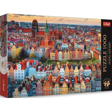 Puzzle Trefl din 1000 piese - Vedere la Gdansk, Polonia