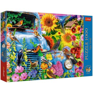 Puzzle Trefl din 1000 piese - Viața la țară, păsări cântătoare