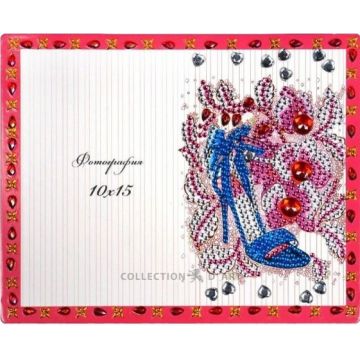 Ramă foto din carton Colecția D'Art - Tenderness, pentru lipire cu diamante, 21 х 17 cm