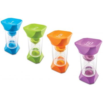 Set clepsidra pentru copii Learning Resources - 4 buc