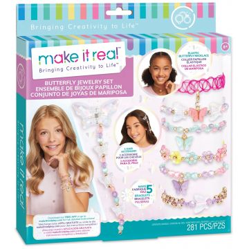 Set creativ Make it Real - bijuterii fluture