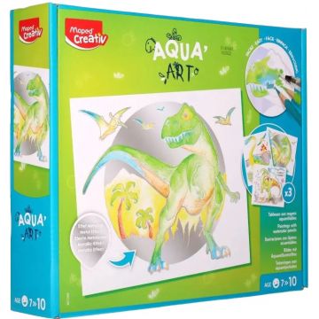 Set creativ Maped Creativ - Aqua Art, dinozuri