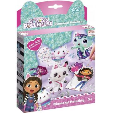 Set creativ Totum - Creații de diamant DIY, Gabby's Dollhouse