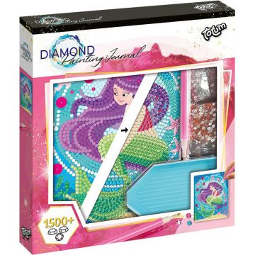 Set creativ Totum - Decorează -ți propriul jurnal Mermaid Diamond