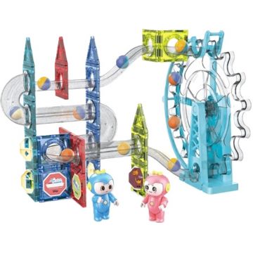 Set de constructii magnetice pentru copii Sonne - Otis, cu sunet, 73 de piese