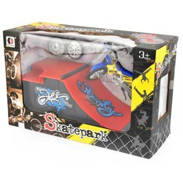 Set de joacă Donbful - Fingerboard motor cu rampă pentru trucuri