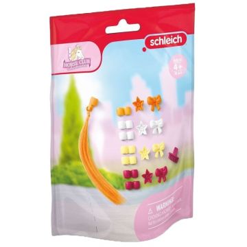 Set de jucării Schleich Horse Club - Accesorii pentru agățat coama calului
