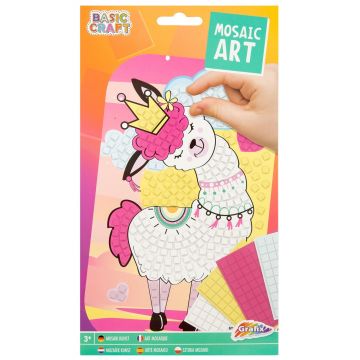 Set de mozaic cu mărgele Grafix - Llama, A5
