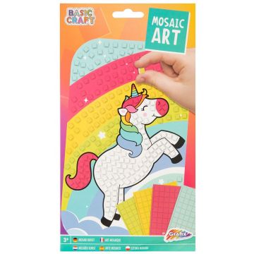 Set de mozaic cu mărgele Grafix - Unicorn, A5