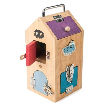 Tender Leaf Jucării Jucării din lemn Monster Lock Box
