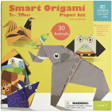 Trusa origami Tooky Land - Animale, 30 de foi