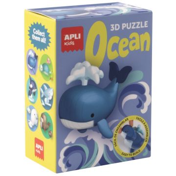 3D puzzle Apli Kids - Ocean, balenă
