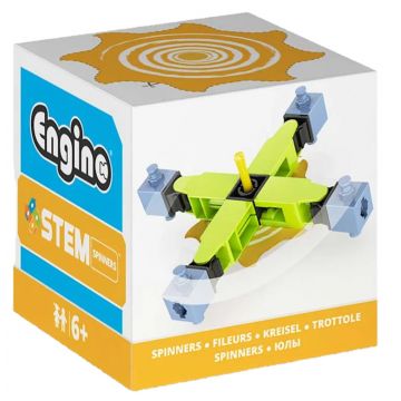 Constructor Engino Stem - Spinner, galben