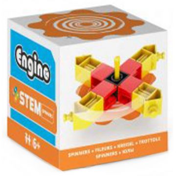 Constructor Engino Stem - Spinner, portocaliu
