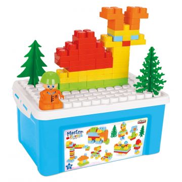 Constructor in cutie Pilsan - Master Block, 128 piese