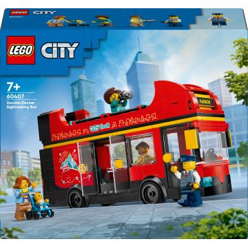 Constructor  LEGO City - Autobuz turistic roșu cu etaj(60407)