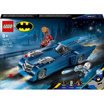 Constructor LEGO DC Comics Super Heroes - Batman vs Harley Quinn și Mr. Freeze (76274)