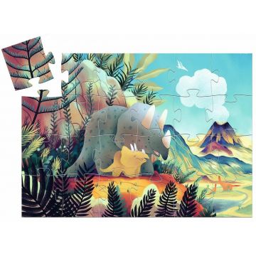 Djeco Dinosaur Theo Puzzle, 24 de piese