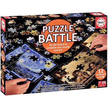 Duel puzzle Educa din 12 x 42 piese - Artă