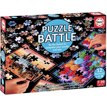 Duel puzzle Educa din 12 x 42 piese - Călătorie
