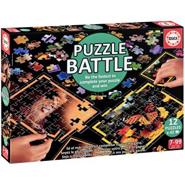 Duel puzzle Educa din 12 x 42 piese - Natură