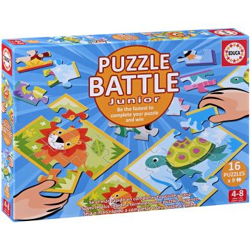 Duel puzzle Educa din 16 x 9 piese - Animale