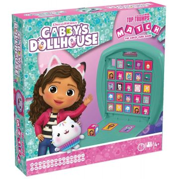 Joc cu cărți și cuburi Top Trumps Match - Gabby's Dollhouse