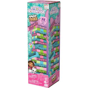 Joc de bord Spin Master: Gabby's Dollhouse Jumbling Tower - Pentru copii