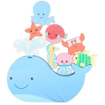 Joc de echilibru din lemn Orange Tree Toys - Animale marine