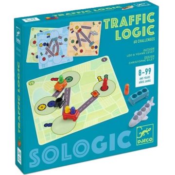 Joc de logică pentru copii Djeco Sologic - Trafic