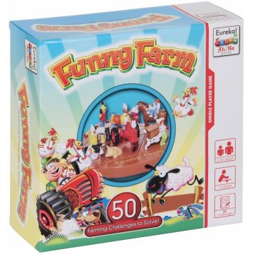 Joc de societate solo Funny Farm - Pentru copii