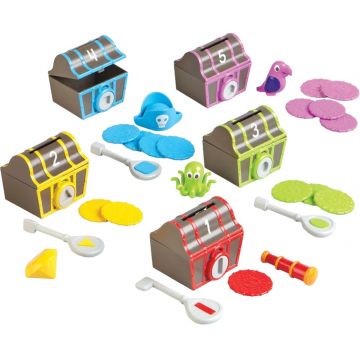 Joc educativ Learning Resources - Comoară piratului, sortarea culorilor