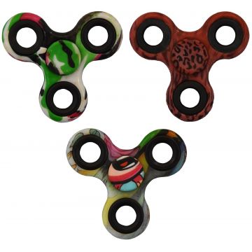 Jucărie anti-stres Raya Toys - Fidget Spinner multicolor, asortiment