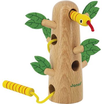 jucărie din lemn Janod TROPIK - Labirint de copaci tropicali