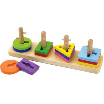 Jucărie din lemn  Viga - Puzzle labirint