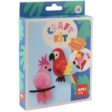 Kit creativ  Apli Kids - Papagali din pâslă