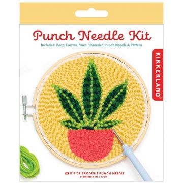 Kit de broderie Kikkerland - Plantă în ghiveci