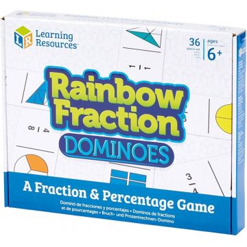 Kit educațional  Learning Resources - Domino Rainbow