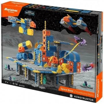 Mini constructor de vafe  Marioinex - Baza spațială lunară, 618 de piese