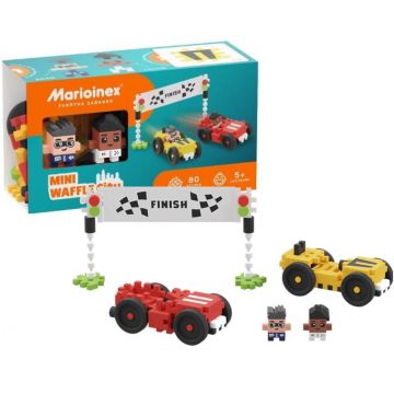 Mini constructor de vafe Marioinex -City Center ,Car Race,80 de piese