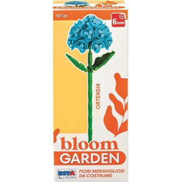 Mini constructor RS Toys Bloom Garden - Hortensie, 107 piese
